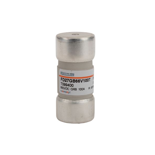 T099400 - Cylindrical fuse-link gR (gRB) 660VDC 27x60, 100A with striker